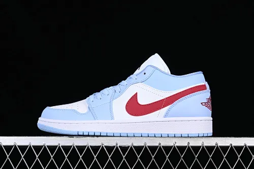 All categories Air Jordan Jordan series basketball shoes Air Jordan 1 Low Z version Air Jordan 1 Low AJ1 Joe 1 white blue red toe low-top cultural casual sneakers DC0774-164